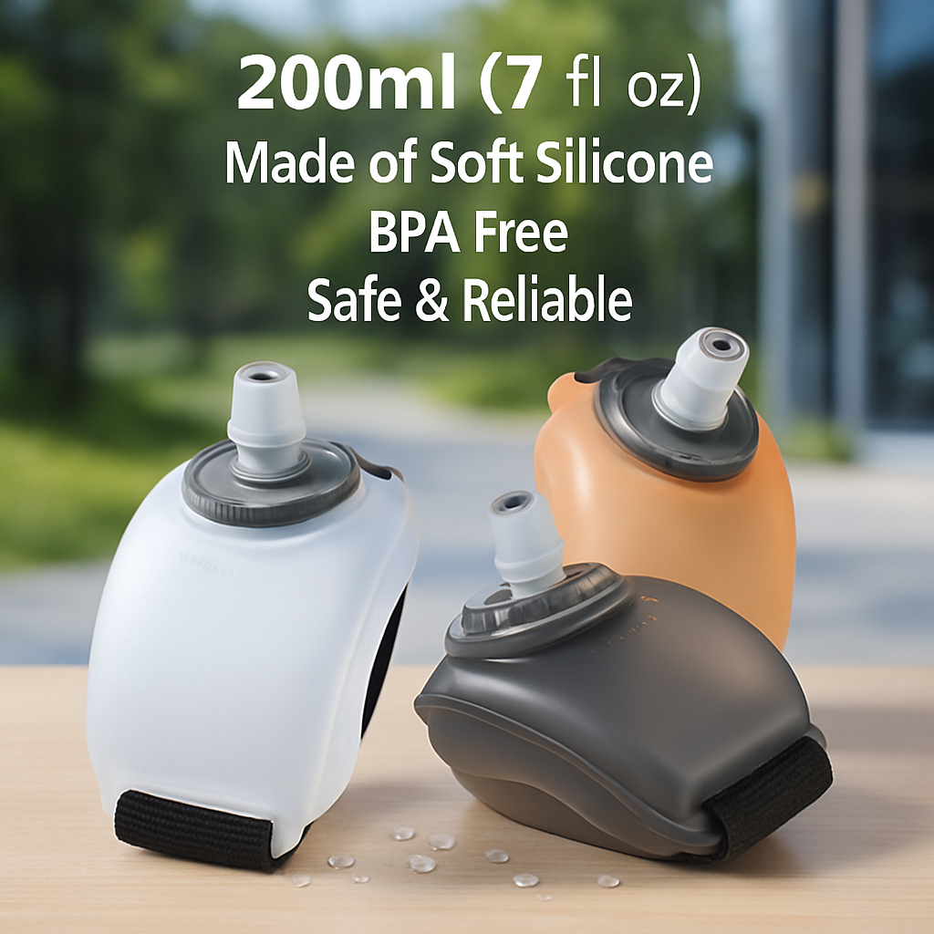 200ml Portable Wrist Water Bottle - Perfect For Summer Fitness And Cycling, Portable Water Bottle For Marathons