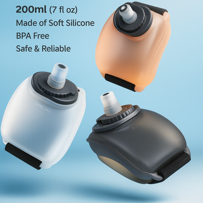 200ml Portable Wrist Water Bottle - Perfect For Summer Fitness And Cycling, Portable Water Bottle For Marathons