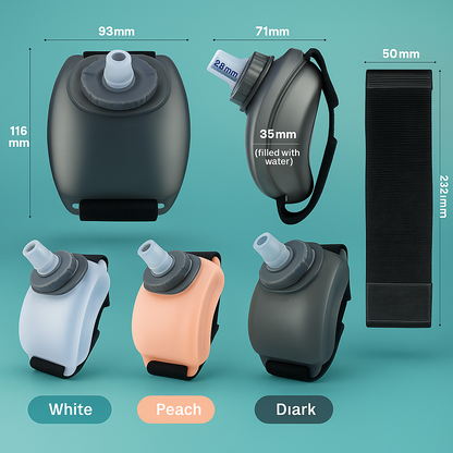 200ml Portable Wrist Water Bottle - Perfect For Summer Fitness And Cycling, Portable Water Bottle For Marathons